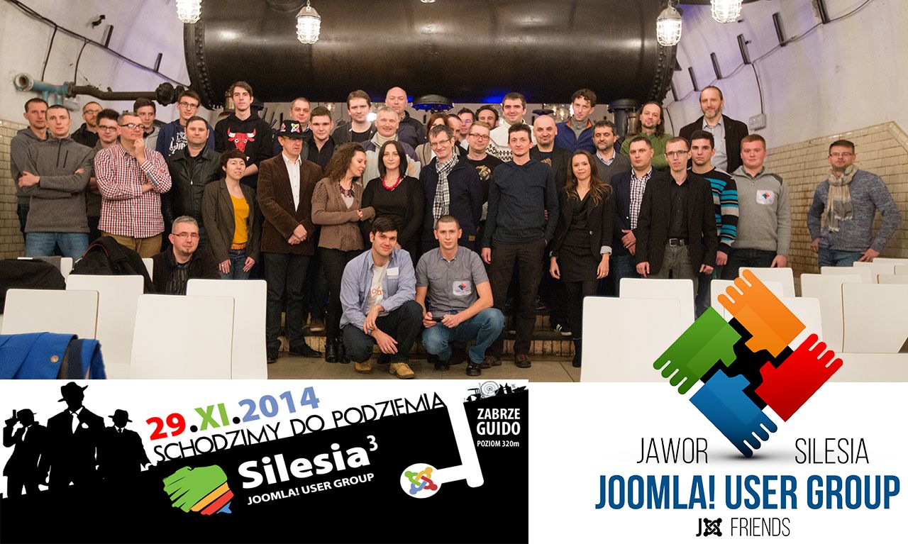 Uczestnicy trzeciego spotkania Joomla! User Group Silesia